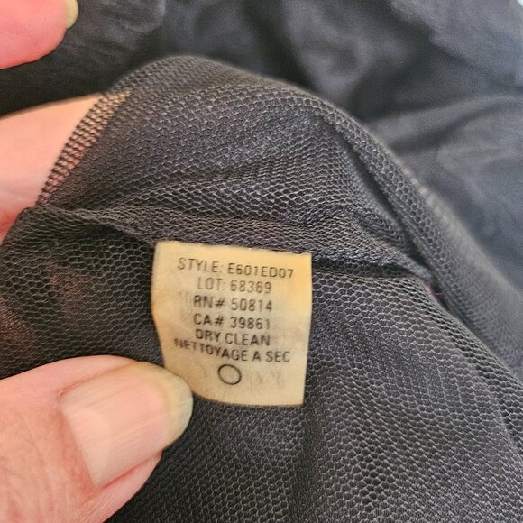 Elie Tahari Embroidered Black Dress (Size M) - Picture 9 of 10